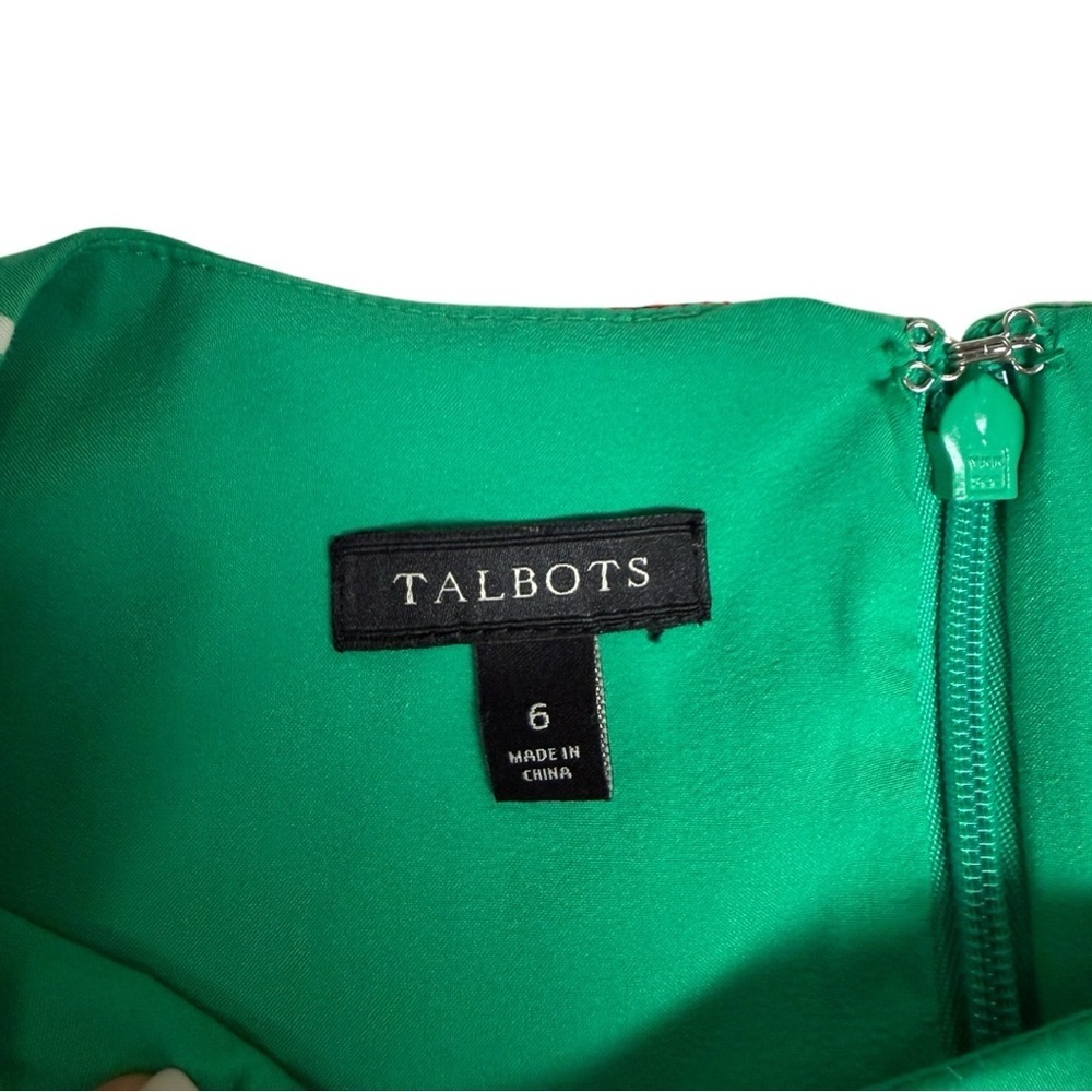 Springtime Floral Shift Dress | Talbots - Size 8 - Picture 7 of 13